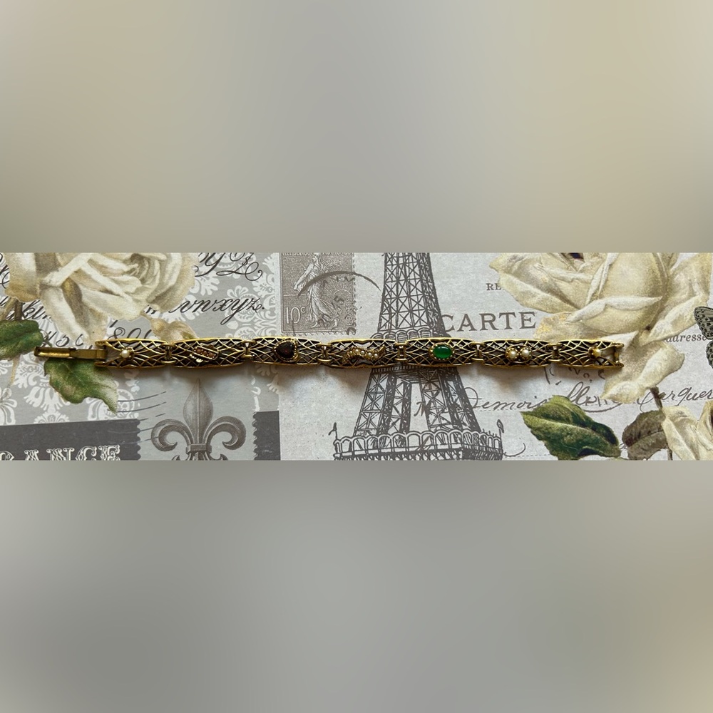 Vintage Victorian Revival Bracelet - Picture 2 of 4